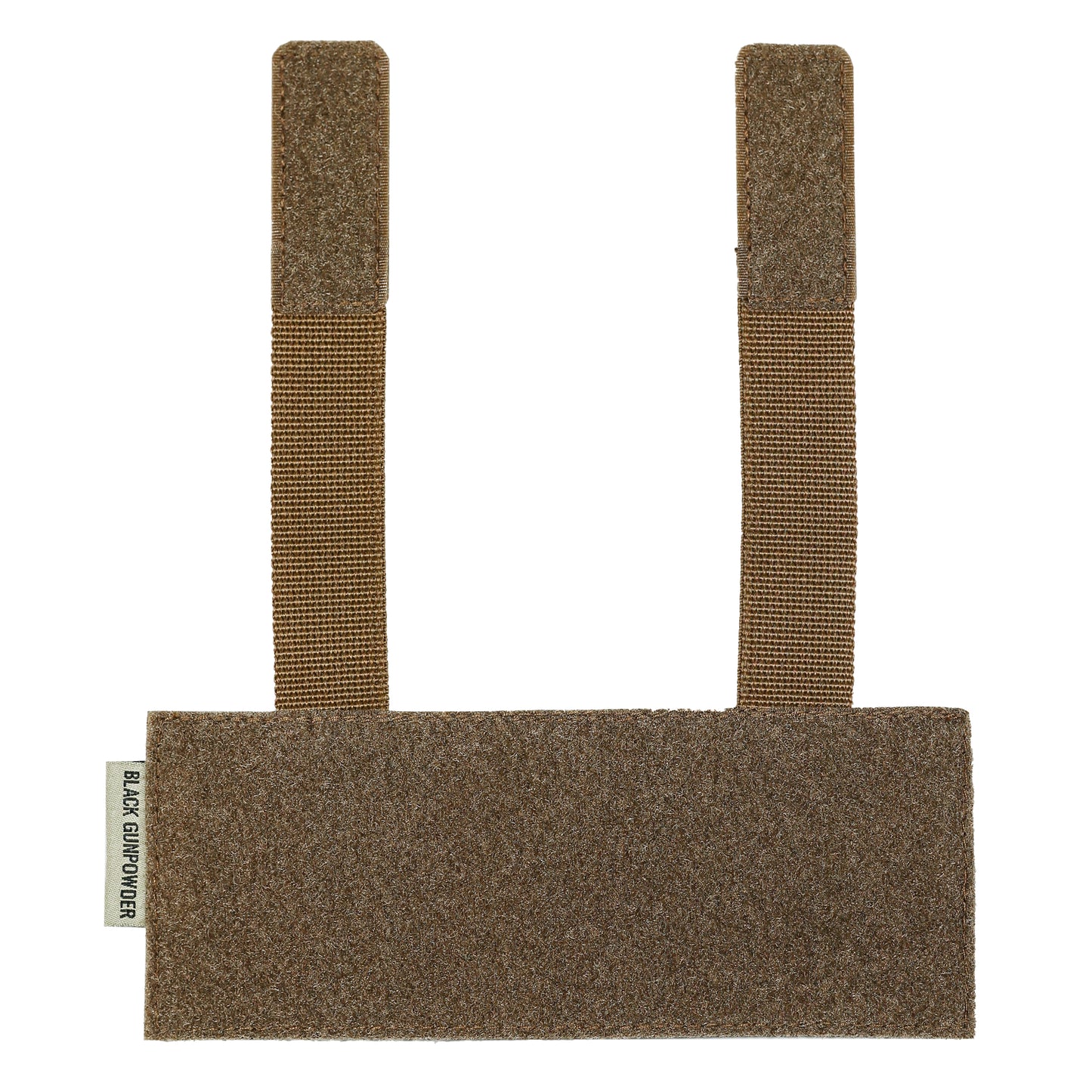 Black Gunpowder Molle Hook and Loop Velcro Panel Tactical Morale Patches Board Even Number Gear Attachment Coyote Brown Ranger Green (7.5 x 3 in)