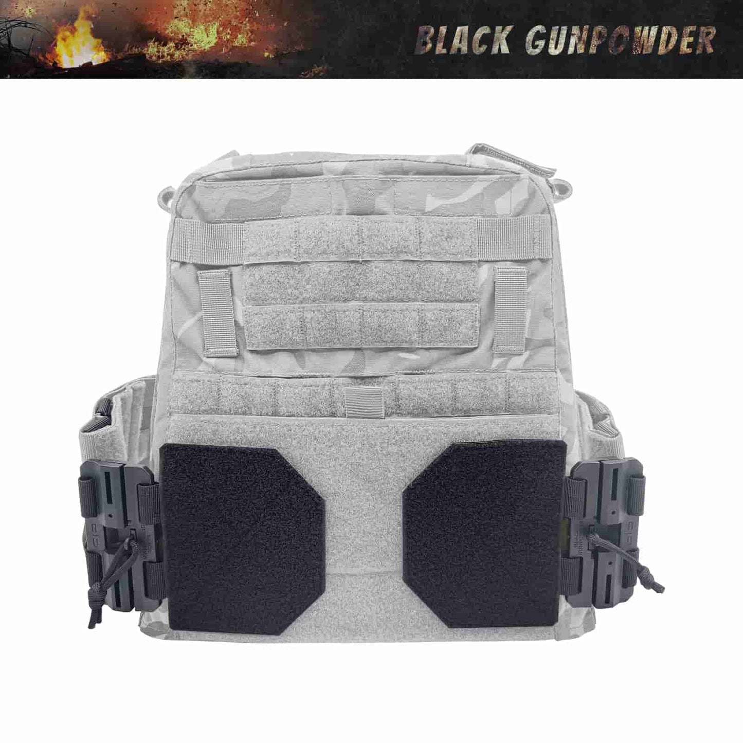 Black Gunpowder Tactical Quick Release Cummerbund Conversion Molle Side Belt Cumberbund Magnetic Buckles