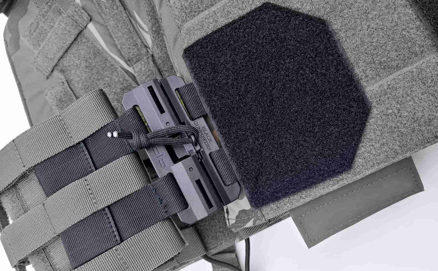 Black Gunpowder Tactical Quick Release Cummerbund Conversion Molle Side Belt Cumberbund Magnetic Buckles