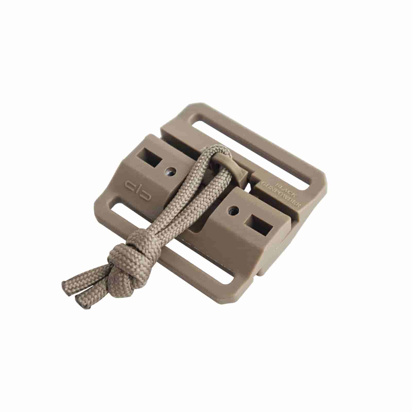 Black Gunpowder Magnetic Quick Release Buckle One-Handed Operation
