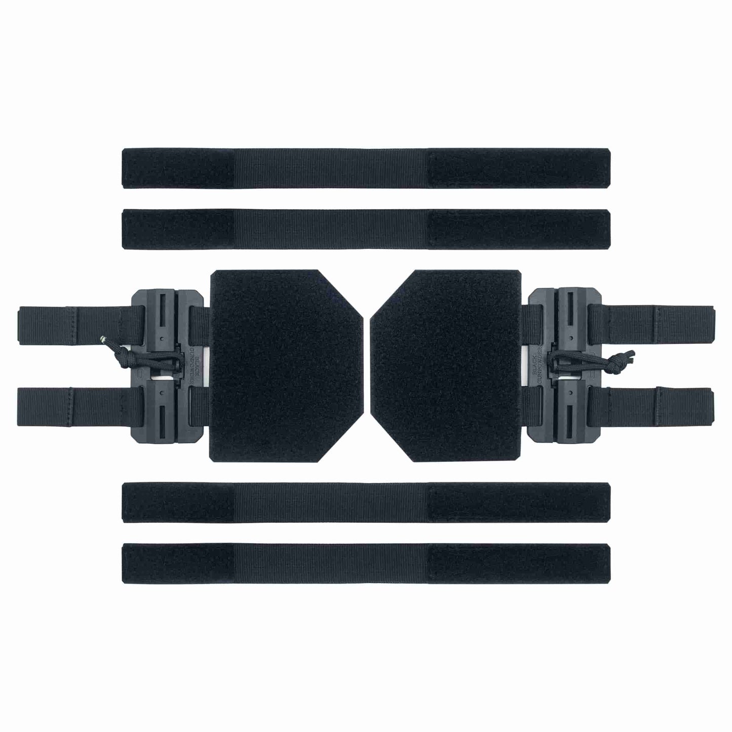 Black Gunpowder Tactical Quick Release Cummerbund Conversion Molle Side Belt Cumberbund Magnetic Buckles
