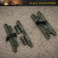 Black Gunpowder Magnetic Quick Release Buckle One-Handed Operation DIY Tactical and Outdoor Backpack Strap Belt Accessories 2 Pack