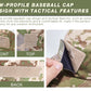 Black Gunpowder Tactical Camo Baseball Cap