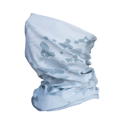 Black Gunpowder Tactical Camo Neck Gaiter Face Cover Cooling  Lightweight Seamless Breathable