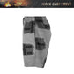 Black Gunpowder Men's Casual Shorts 6-inch Drawstring Elastic Waist Tactical Camo Short Outdoor