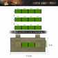 Black Gunpowder Molle Hook and Loop Velcro Panel Tactical Morale Patches Board Even Number  Gear Attachment (Black)