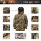Black Gunpowder U.S. Woodland Hooded Windproof Field Jacket With Detachable Warm Fleece Lining