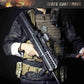 Black Gunpowder Tang Suit Kung Fu Hanfu MCBK Camo Tactical Jacket
