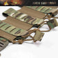 Black Gunpowder Elastic Tactical Quick Release Cummerbund Magnetic Buckles Model TC1