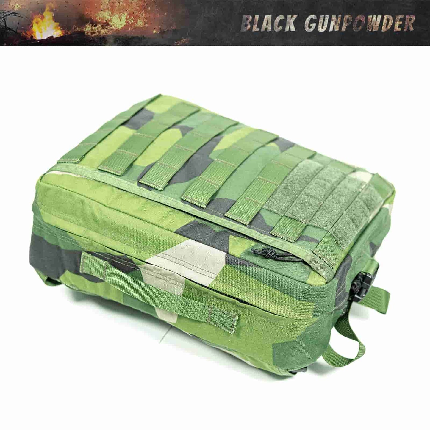 Black Gunpowder Tactical Travel Backpack Small Assault Backpack Molle Pack M90 Series 8L