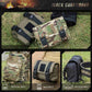 Black Gunpowder Tactical Molle Pouch, Quick Release Hook-and-Loop MOLLE Add-on Pouch EDC Tool Pouch Bag