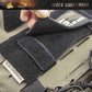 Black Gunpowder Molle Hook and Loop Velcro Panel Tactical Morale Patches Board Even Number  Gear Attachment (Black)