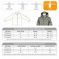BLACK GUNPOWDER Men’s Waterproof Lightweight Hooded Raincoat Shell Jacket Desert Night Military Tactical Camouflage Outdoor Multifunction