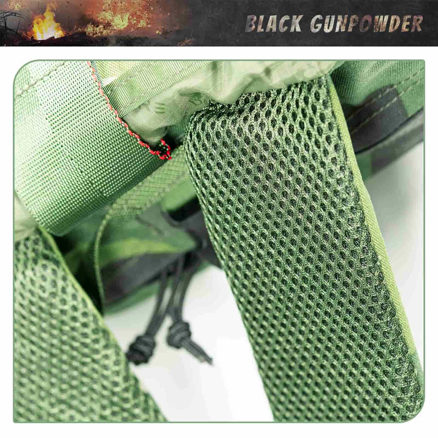 Black Gunpowder Tactical Travel Backpack Small Assault Backpack Molle Pack M90 Series 8L