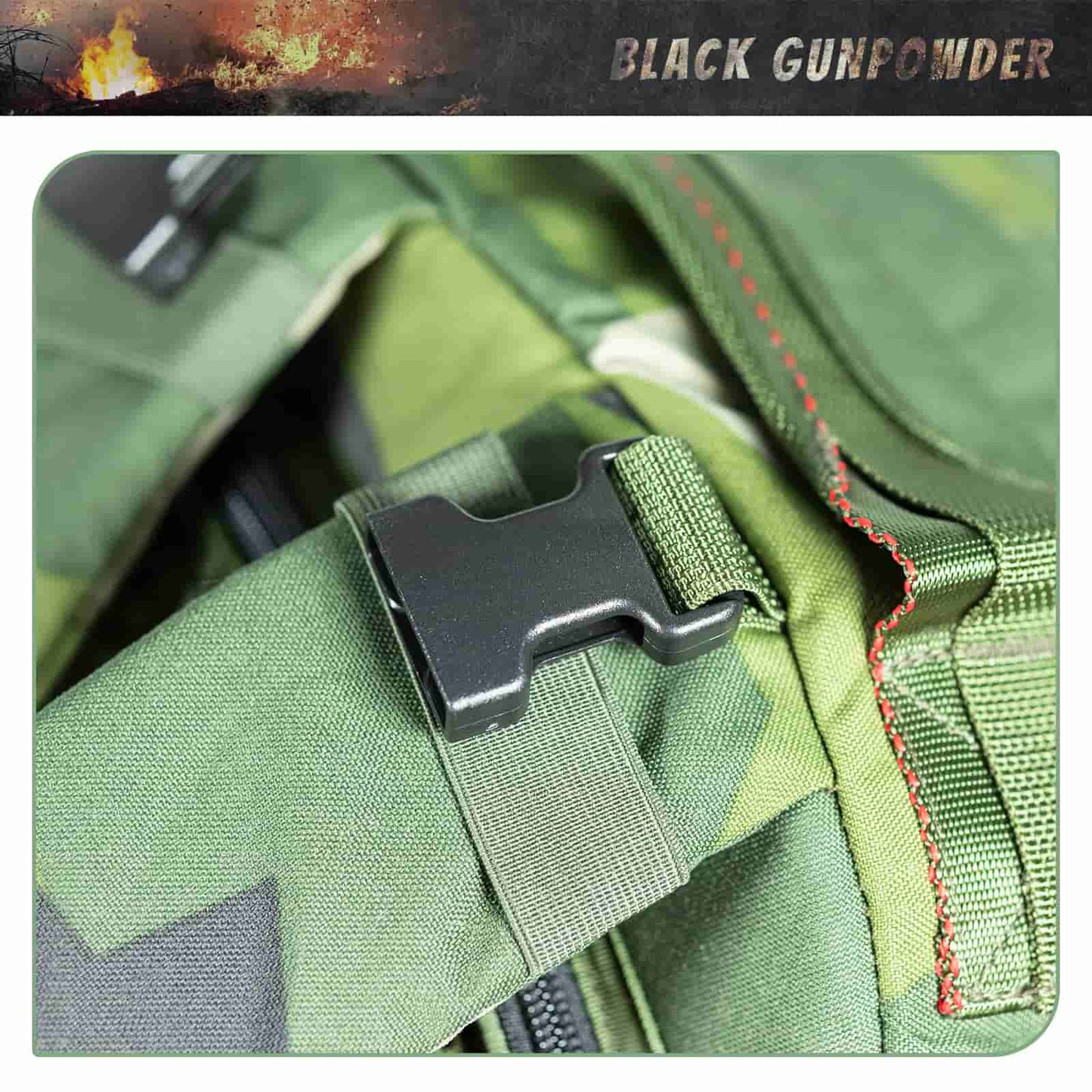 Black Gunpowder Tactical Travel Backpack Military Tactical Backpacks Molle Hiking Treeking Rucksack M90 Series 20L