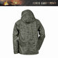BLACK GUNPOWDER Men’s Waterproof Lightweight Hooded Raincoat Shell Jacket Desert Night Military Tactical Camouflage Outdoor Multifunction