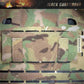 Black Gunpowder Molle Hook and Loop Velcro Panel Tactical Morale Patches Board Even Number  Gear Attachment (MC Camo)