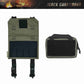 Black Gunpowder Tactical Molle Pouch, Quick Release Hook-and-Loop MOLLE Add-on Pouch EDC Tool Pouch Bag