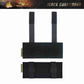 Black Gunpowder Molle Hook and Loop Velcro Panel Tactical Morale Patches Board Even Number  Gear Attachment (Black)