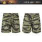 Black Gunpowder Men's Casual Shorts 6-inch Drawstring Elastic Waist Tactical Camo Short Outdoor