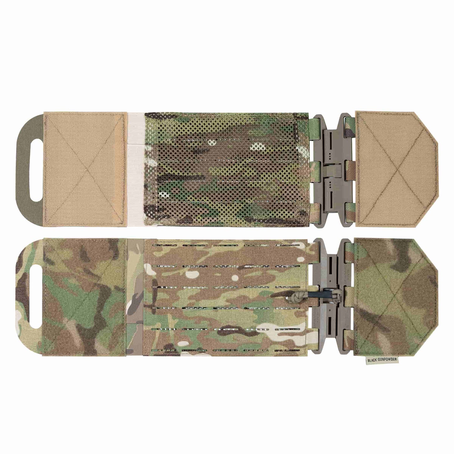 Black Gunpowder Tactical Vest Cummerbund Quick Release Magnetic Buckle One Hand Operation Model BG-TC2