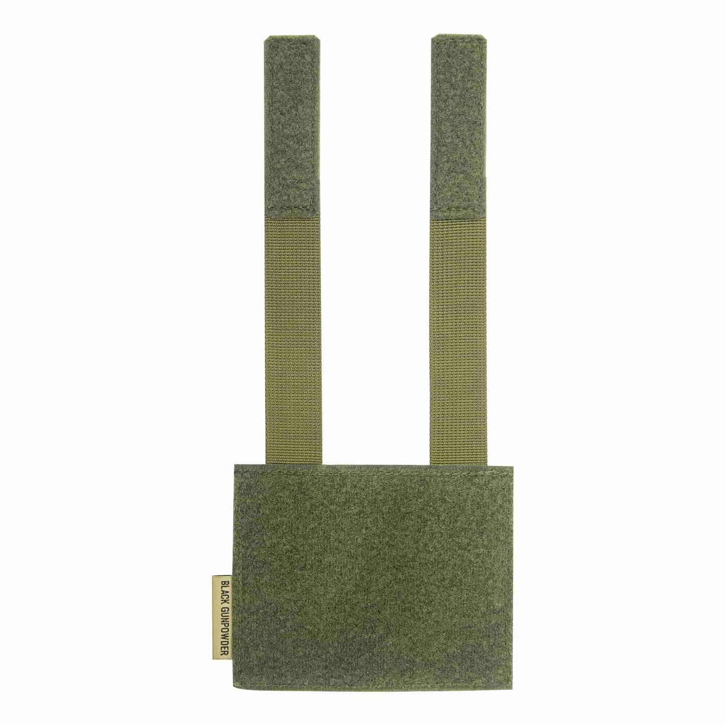 Black Gunpowder Molle Hook and Loop Velcro Panel Tactical Morale Patches Board Odd Number  Gear Attachment (5 x 4 in)