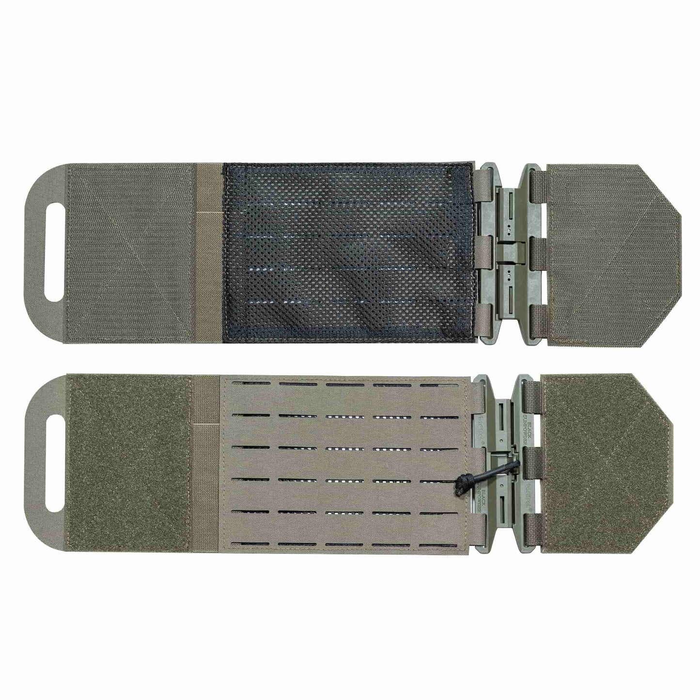 Black Gunpowder Tactical Vest Cummerbund Quick Release Magnetic Buckle One Hand Operation Model BG-TC2