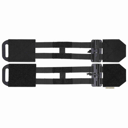 Black Gunpowder Tactical Two-Band Quick Release Cummerbund Magnetic Buckles Model BG-TC3