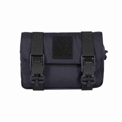 Black Gunpowder Tactical Molle Pouch, Quick Release Hook-and-Loop MOLLE Add-on Pouch EDC Tool Pouch Bag