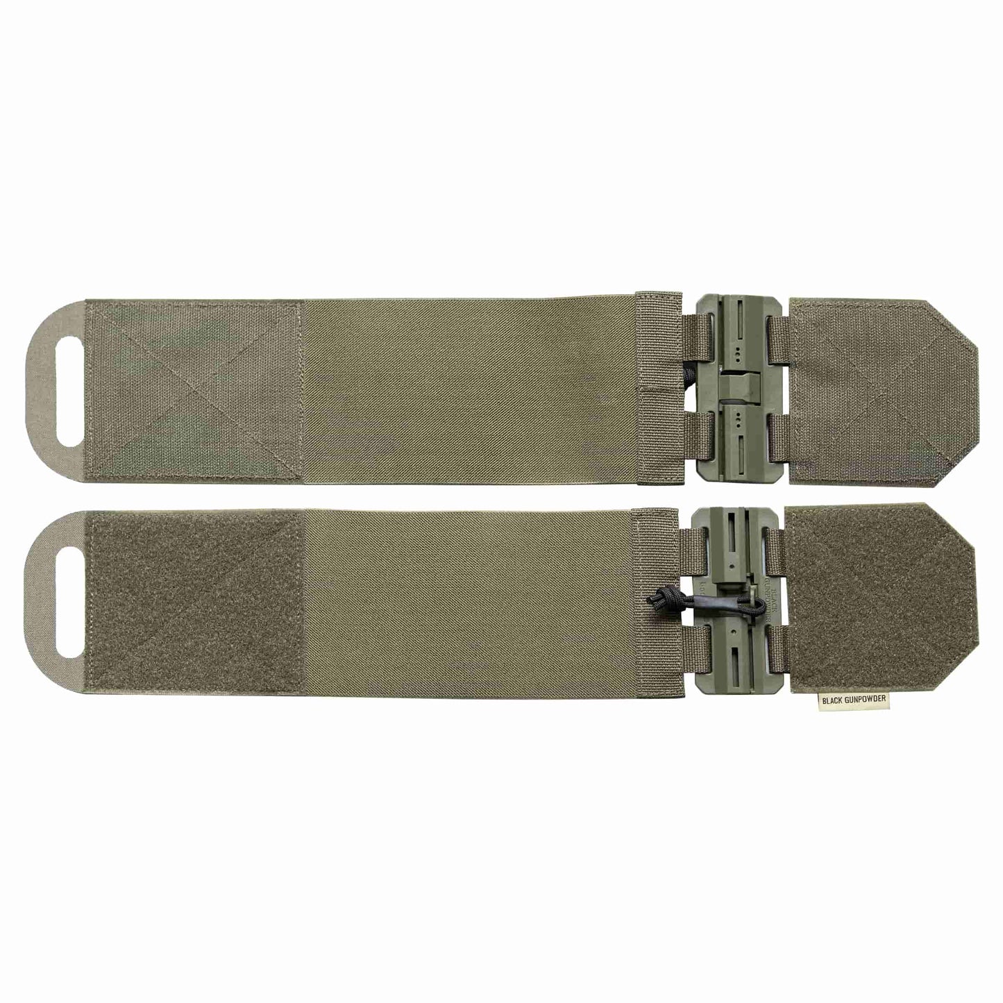 Black Gunpowder Elastic Tactical Quick Release Cumberbund Magnetic Buckles Model BG-TC4