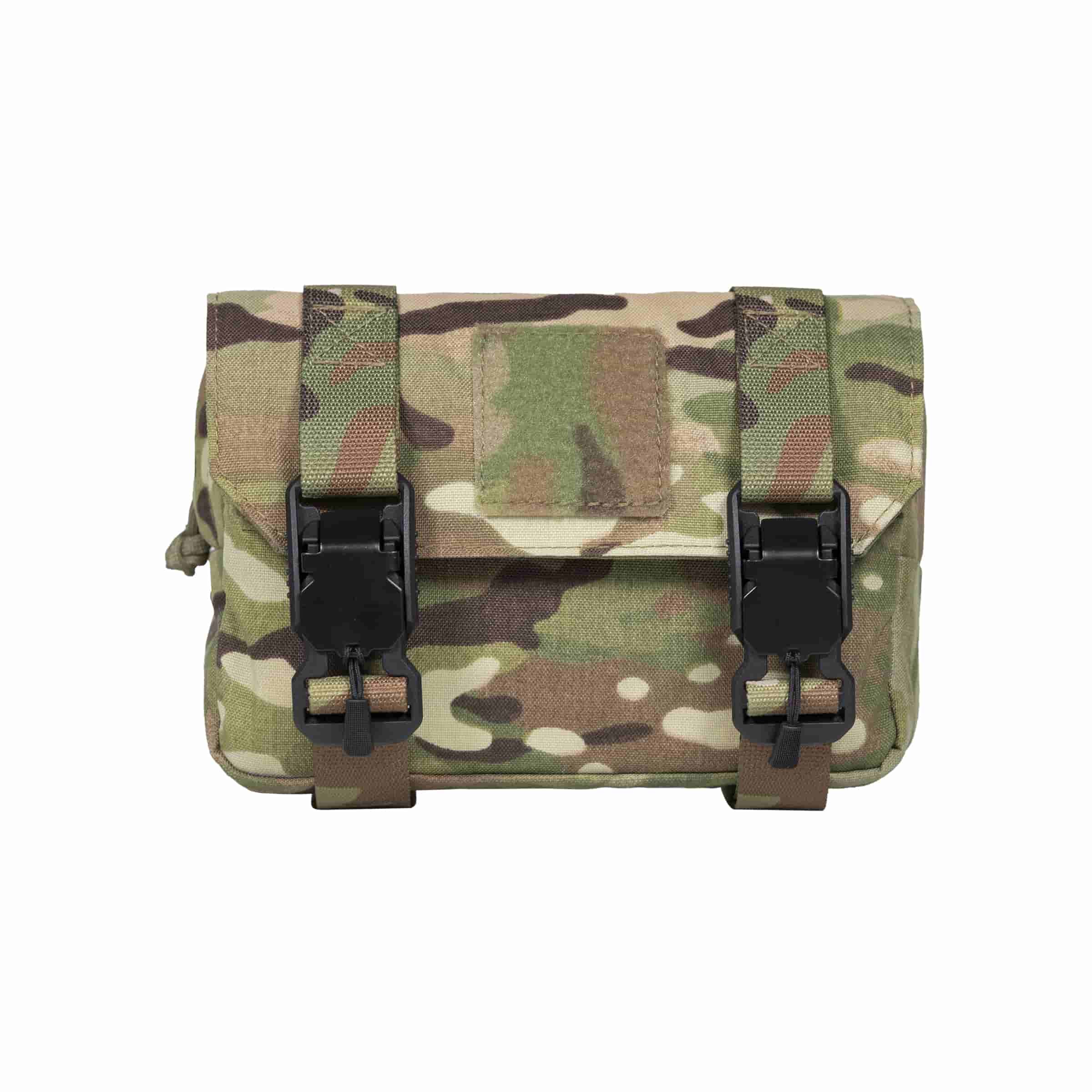 Black Gunpowder Tactical Molle Pouch, Quick Release Hook-and Black Gunpowder Tactical Molle Pouch, Quick Release Hook-and