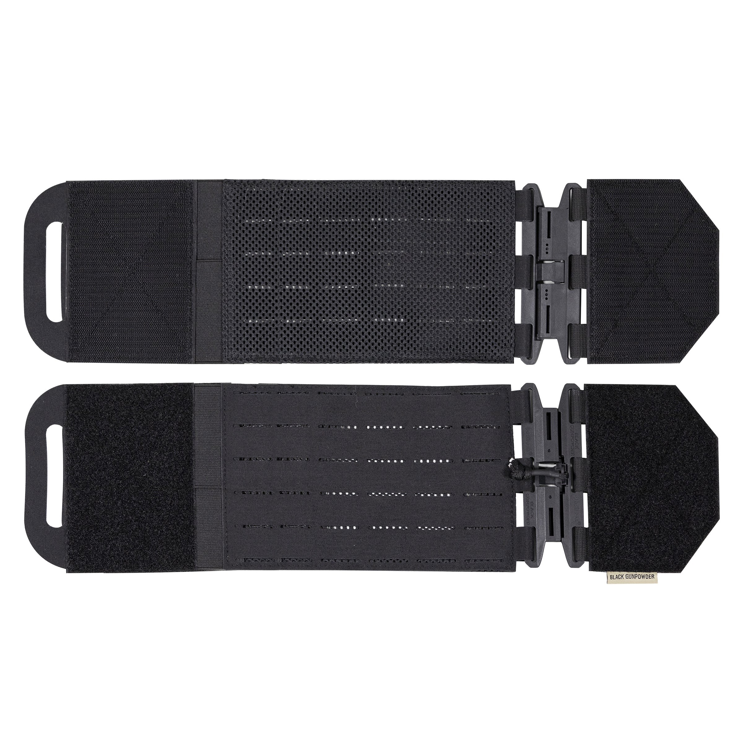 Black Gunpowder Tactical Quick Release Cummerbund Magnetic Buckles