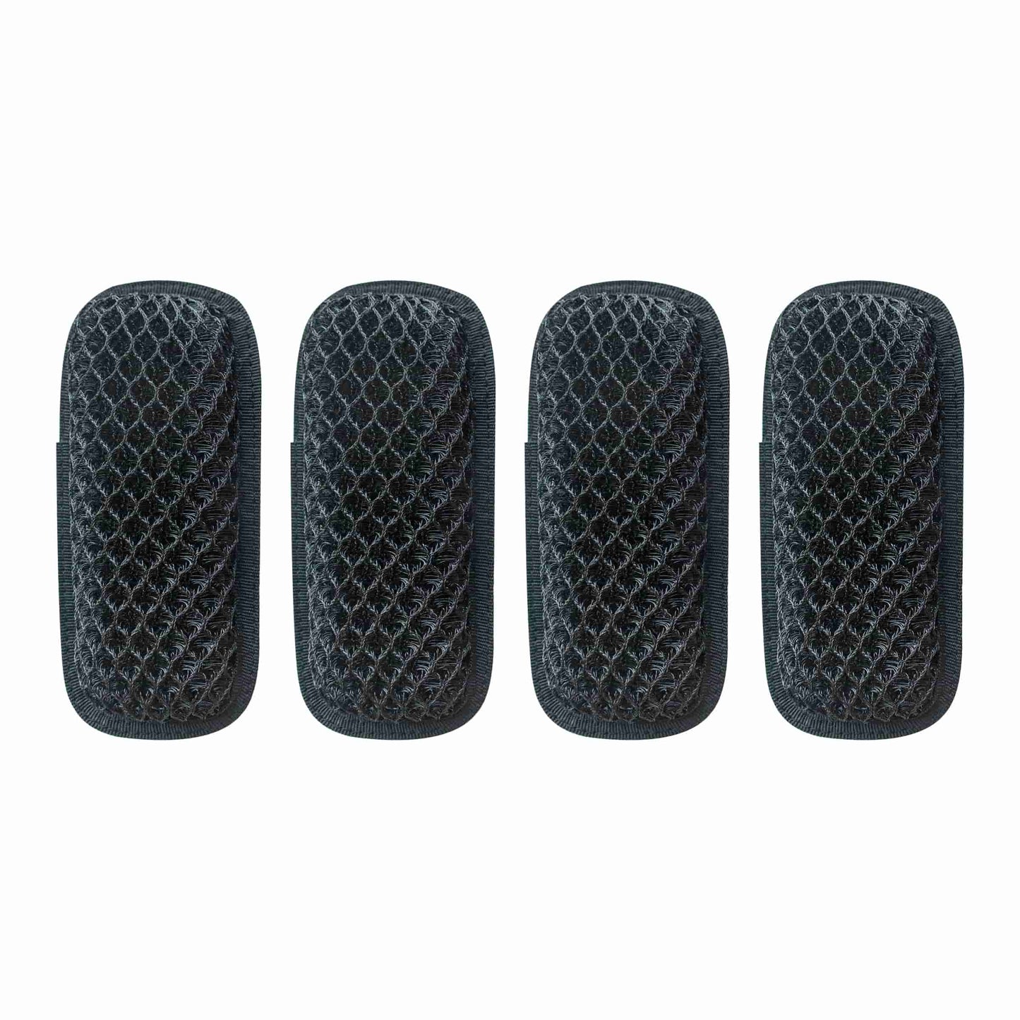 Black Gunpowder Tactical Velcro Backpack Pads 3D Breathable Honeycomb Cooling Pads