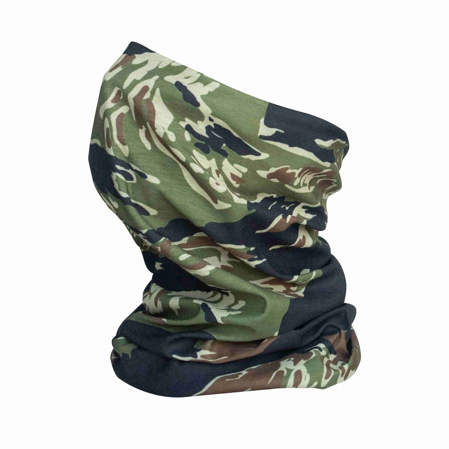 Black Gunpowder Tactical Camo Neck Gaiter Face Cover Cooling  Lightweight Seamless Breathable