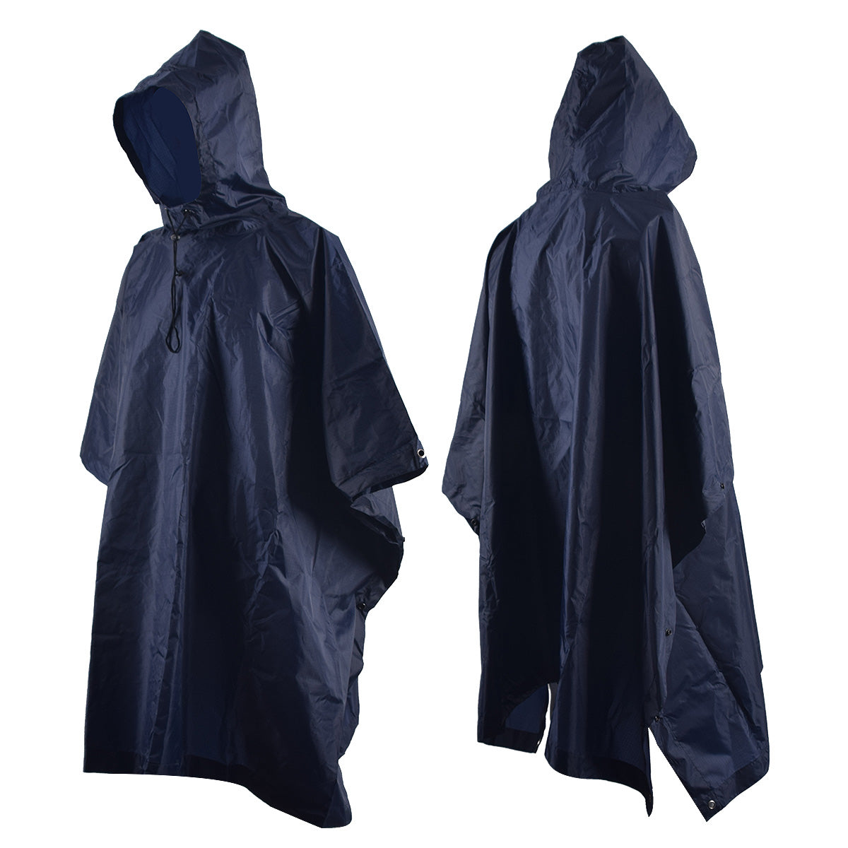 Black Gunpowder Rain Poncho