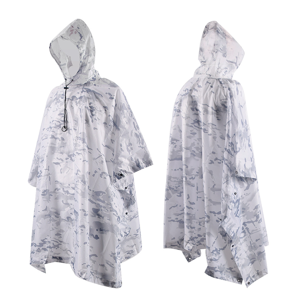 Black Gunpowder Rain Poncho