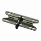 Black Gunpowder Magnetic Quick Release Buckle One-Handed Operation DIY Tactical and Outdoor Backpack Strap Belt Accessories 2 Pack