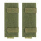 Black Gunpowder Molle Hook and Loop Velcro Panel Tactical Morale Patches Board Even Number  Gear Attachment (OD Green)