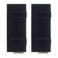 Black Gunpowder Molle Hook and Loop Velcro Panel Tactical Morale Patches Board Even Number  Gear Attachment (Black)